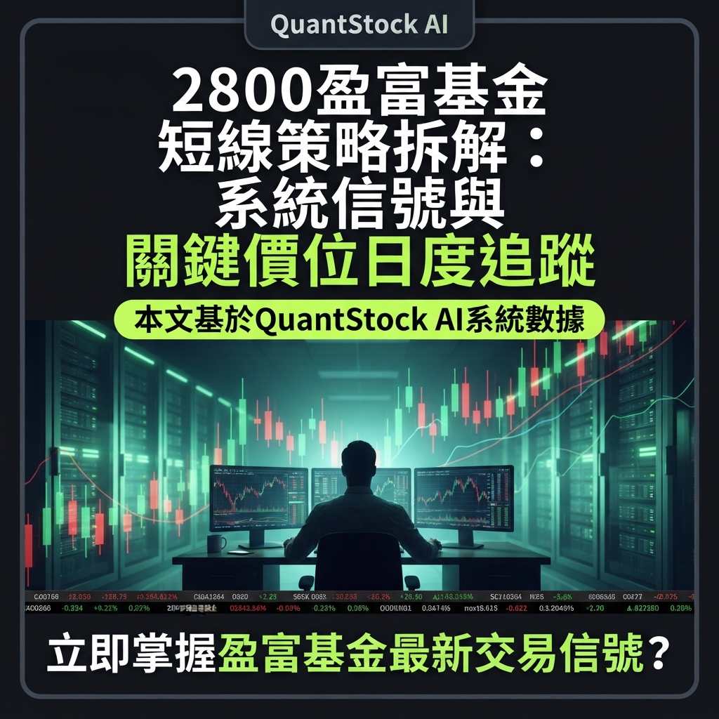 2800盈富基金短線策略拆解:系統信號與關鍵價位日度追蹤